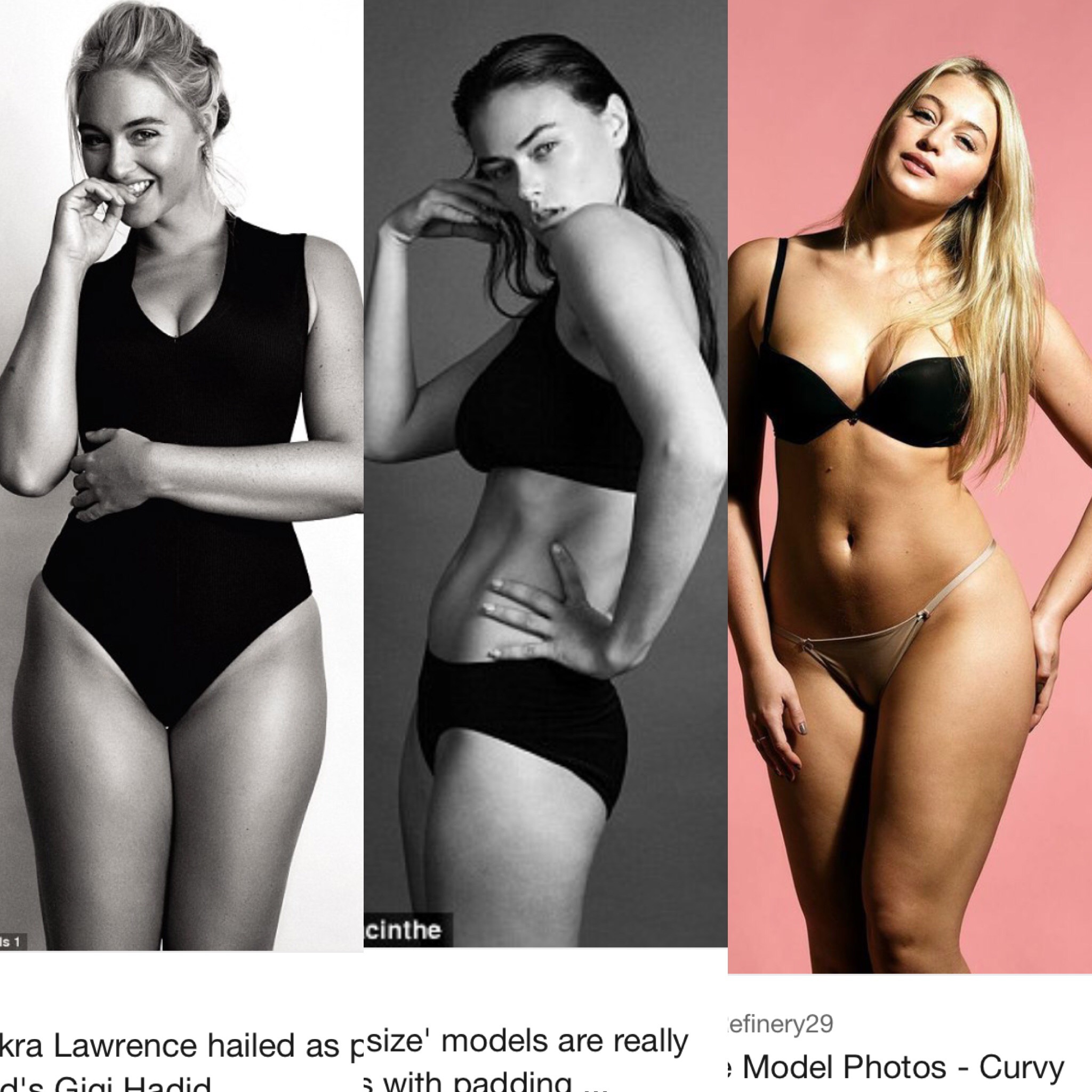 The real plus size models – Expectations in women's beauty